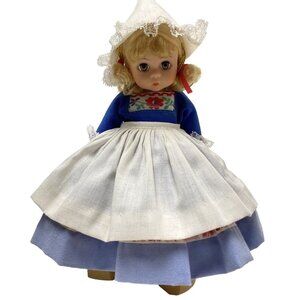 Madame Alexander Dutch Girl Doll 8” Netherlands International Series 1970s Vinta